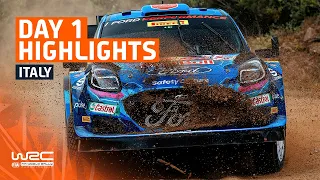 Day 1 Highlights | WRC Rally Italia Sardegna 2023