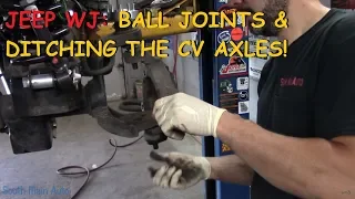 Jeep WJ: Ball Joints & Front CV / U-Joint Conversion