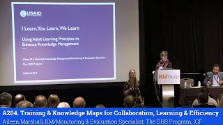 A204. Training & Knowledge Maps for Collaboration, Learning & Efficiency