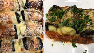 Potato Stuffed Eggplant Gratin: easy to make, vegetarian, and light