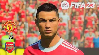 FIFA 23 - Man United vs Arsenal - Premier League | PS4 Gameplay