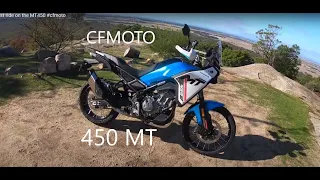 My first ride on the #cfmoto 450MT