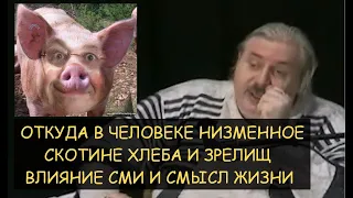 ✅ Н.Левашов: Откуда в человеке низменное. Скотине - хлеба и зрелищ. Влияние СМИ и смысл в жизни