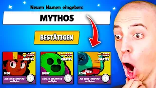 WAS passiert wenn man sich SUPERCELL in BRAWL STARS nennt? 😲 (GRATIS BRAWLER)