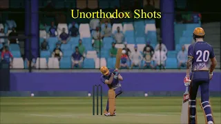 Cricket 24 All Unorthodox Shots in C24| New Shots PS5 |