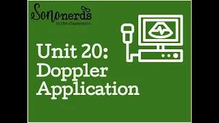 Unit 20: Doppler Application