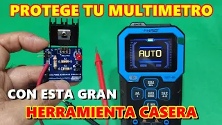 ✅ GRAN HERRAMIENTA CASERA 👀 👉PARA PROTEGER TU MULTIMETRO DE SOBRECORRIENTES - MUY FACIL PASO A PASO