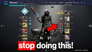 80 Ways You Might be Playing Destiny 2 Wrong