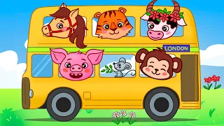 Wheels On The Bus Song | BabyBoo Kids Songs + more Baby Nursery Rhymes