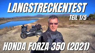 Langstreckentest mit Honda Forza 350 (2021) | Teil 1 von 5 | VLOG256