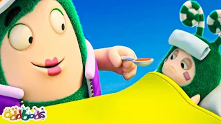 🤒 Baby Zee is Sick! 🤒 | Baby Oddbods | Funny Comedy Cartoon Episodes for Kids