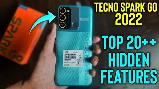 Tecno Spark Go 2022 Top 20++ Hidden Features | Tecno Spark Go 2022 Tips & Tricks | Spark Go 2022