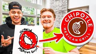 Drawing Fast Food Logos from Memory Challenge! Ft. LiveLoveServe