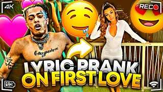 XXXTENTACION “THE REMEDY FOR A BROKEN HEART” LYRIC PRANK ON FIRST LOVE 🤤 *GONE RIGHT*