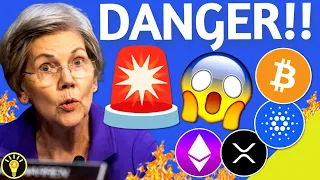 🚨CRYPTO IN DANGER AS ELIZABETH WARREN RELEASES NEW BILL!