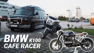 GMC SAVANA | Путешествие за мотоциклом BMW K100 CAFE RACER | для РОЗЫГРЫША