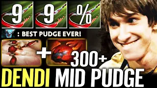 🔥 DENDI Pudge MID Never Disappoints Us — 99% Hook 300 STR WTF 6500 HP Raid Boss Dota 2 Pro