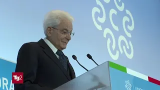 24/03/2023 - RAI 2  TG2 - Il presidente Mattarella alla Conferenza nazionale delle Cam. di commercio