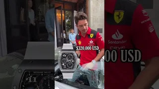 Racer Charles Leclerc is wearing Richard Mille RM72-01 Flyback Chronograph #charlesleclerc #short