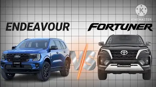 FORD ENDEAVOUR 2024 VS TOYOTA FORTUNER #fordendeavour #fortuner #comparison