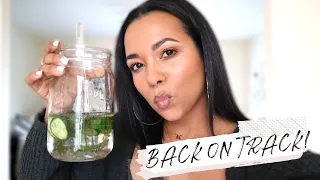 HOW TO GET BACK ON TRACK | WHAT TO EAT IN A DAY TO RESET AND FEEL AMAZING!