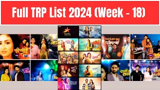 Full TRP of Week 18 all serials and channels  | Star Plus, Colors,  Zee TV, Sony, SAB TV,  Dangal