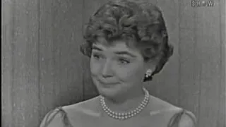 What's My Line? - Polly Bergen; Tom Poston [panel] (Aug 31, 1958)