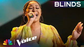 AZÁN's Energetic Version of Jill Scott's "Golden" Gives the Coaches H-Town Vibes | The Voice Blinds