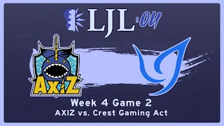 [EN] LJL Summer 2021 - Week 4 Game 2 - Axiz vs Crest Gaming Act