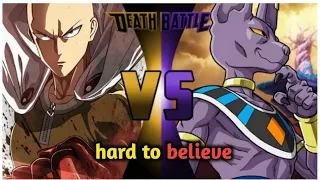 saitama vs beerus #shorts #anime #saitama #beerus