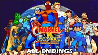 Marvel vs Capcom 1: Opening and All Endings (マーヴル VS. カプコン)