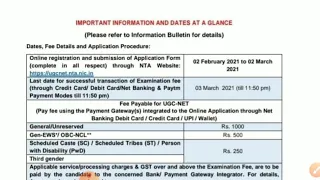 NTA released the notification for UGC NET May 2021