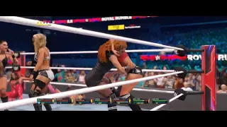 [UNIVERSAL MODE - WWE 2K23 part 1]  30 WOMEN ROYAL RUMBLE MATCH