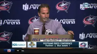 John Tortorella saw 'lack of respect for opponent' in Columbus Blue Jackets loss