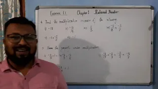 Class 8/ Chapter-1 Rational Number/ Exercise 1.1/ Q.4 & Q.5/ ncert.mp4