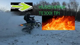 Husqvarna Tpi 300 Słaba opona /krótki odcinek