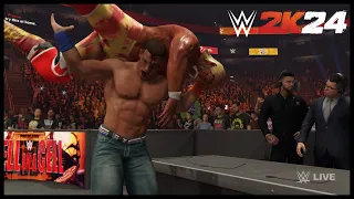 WWE2K24 | Dream Match #22 | John Cena VS Hulk Hogan | Full Fight Gameplay. #wwe #wwe2k24