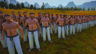 A 1000 Chuck Norris army VS 3 MILLION Orcs ! Ultimate Epic Battle Simulator 2 - UEBS 2