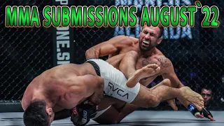 MMA submissions August 2022