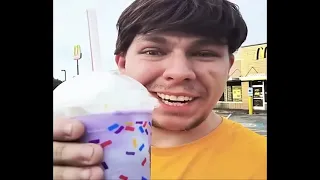 MrBeast Tries The Grimace Shake