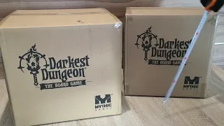 Darkest Dungeons Board Game Unboxing Ancestral Pledge Wave 1 (no commentary)