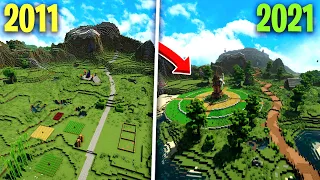 TRANSFORMÉ el MUNDO por SORPRESA a unos amigos en MINECRAFT