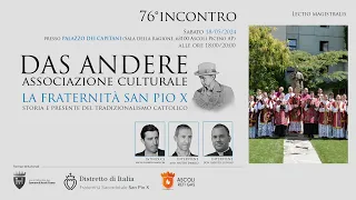 La Fraternità San Pio X. Storia e presente del tradizionalismo cattolico - 76° Incontro DAS ANDERE