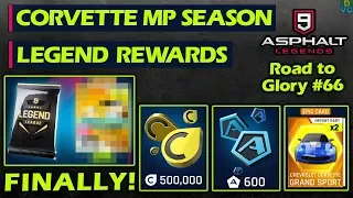 Asphalt 9 - F2P RTG #66 | Corvette MP Season Legend Rewards