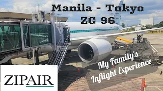 ZIPAIR ZG96 Manila - Tokyo | Our Family's Inflight Experience 🇵🇭