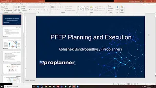 2021 Conference - PFEP Planning and Execution