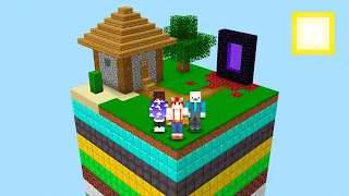 O MUNDO DO MINECRAFT É UMA CHUNK COM CAMADAS OP