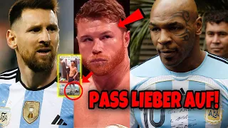 Mike Tyson DROHT Canelo wegen Lionel Messi VIDEO!