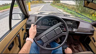 1985 Volkswagen Passat B2 [1.6 TD 70HP] | POV Test Drive #1380 Joe Black