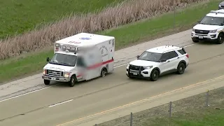 Driver in custody after police chase involving stolen ambulance